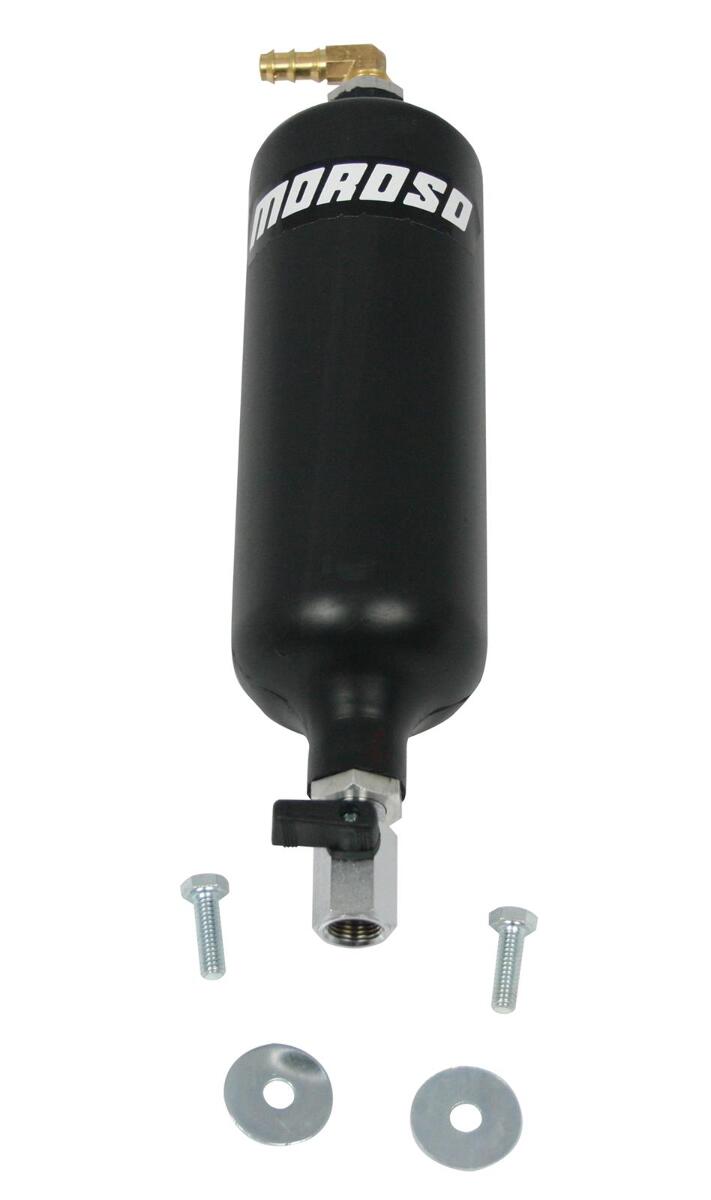 Moroso 63657 Radiator Overflow Tank Black