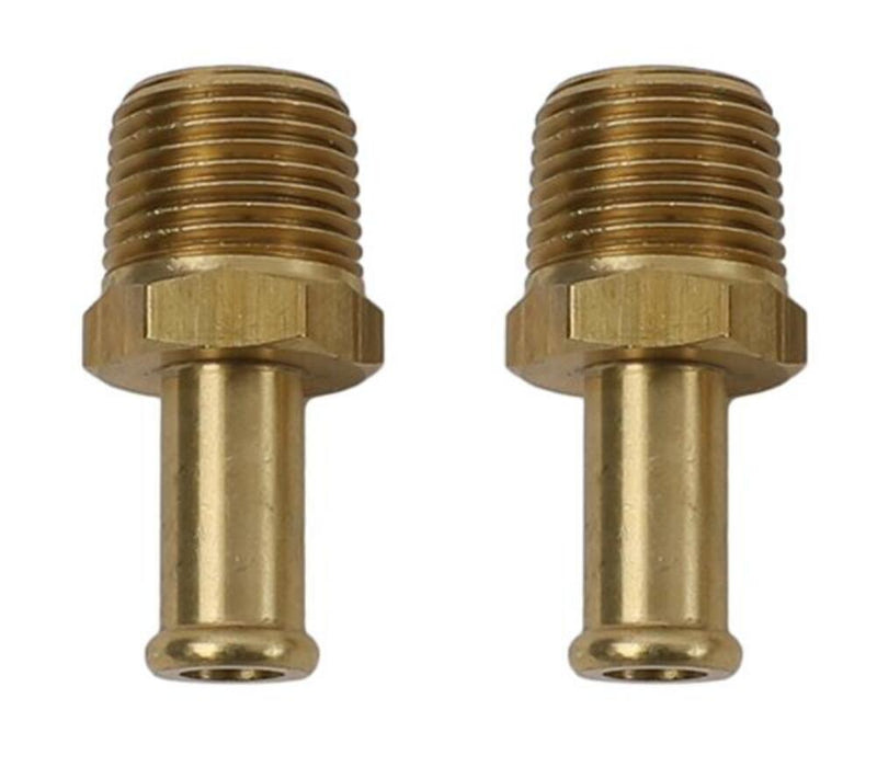 Moroso 65380 NPT to Hose Barb Fitting, Pair