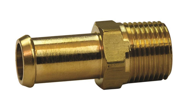 Moroso 65390 1/2" Hose Barb To 3/8" Male NPT Straight Fitting