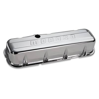 Moroso 68113 Stamped Steel Valve Covers, Fits Chevy Big Block - Tall