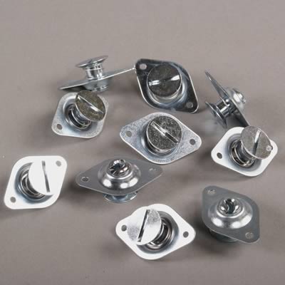 Moroso 71375 Self-Ejecting Fasteners, Flush Slotted 0.550"