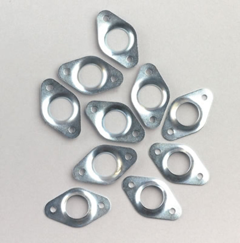 Moroso 71490 Quick Fasteners Reinforcement Plates Steel Cadmium Plated Set of 10