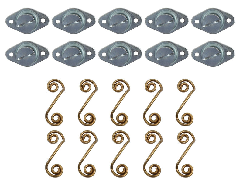 Moroso 71530 Self-Ejecting Fasteners, Flush Slotted, 0.650"