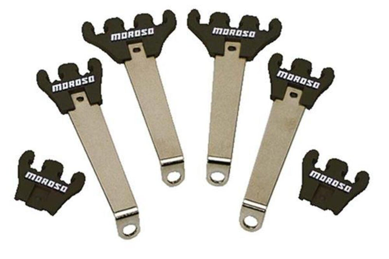 Moroso 72153 Universal Wire Loom, Chrome/Black 7-9mm - Horizontal