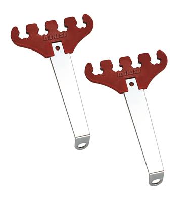 Moroso 72181 Ignition Wire Loom/Separator Horizontal Steel/Polymer Chrome/Red