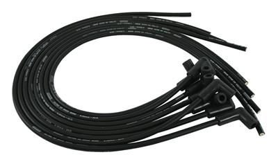 Moroso 73817 Spark Plug Wires Ultra 40 Spiral Core 8.65mm Black 90 Degree Boots
