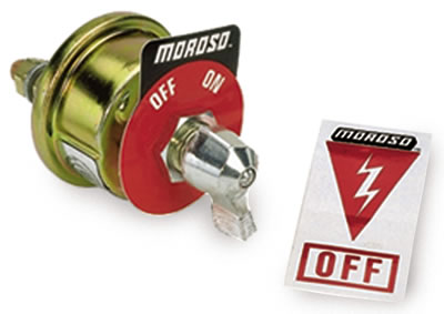 Moroso 74100 Battery Disconnect Switch Limited-Service W/O Alternators