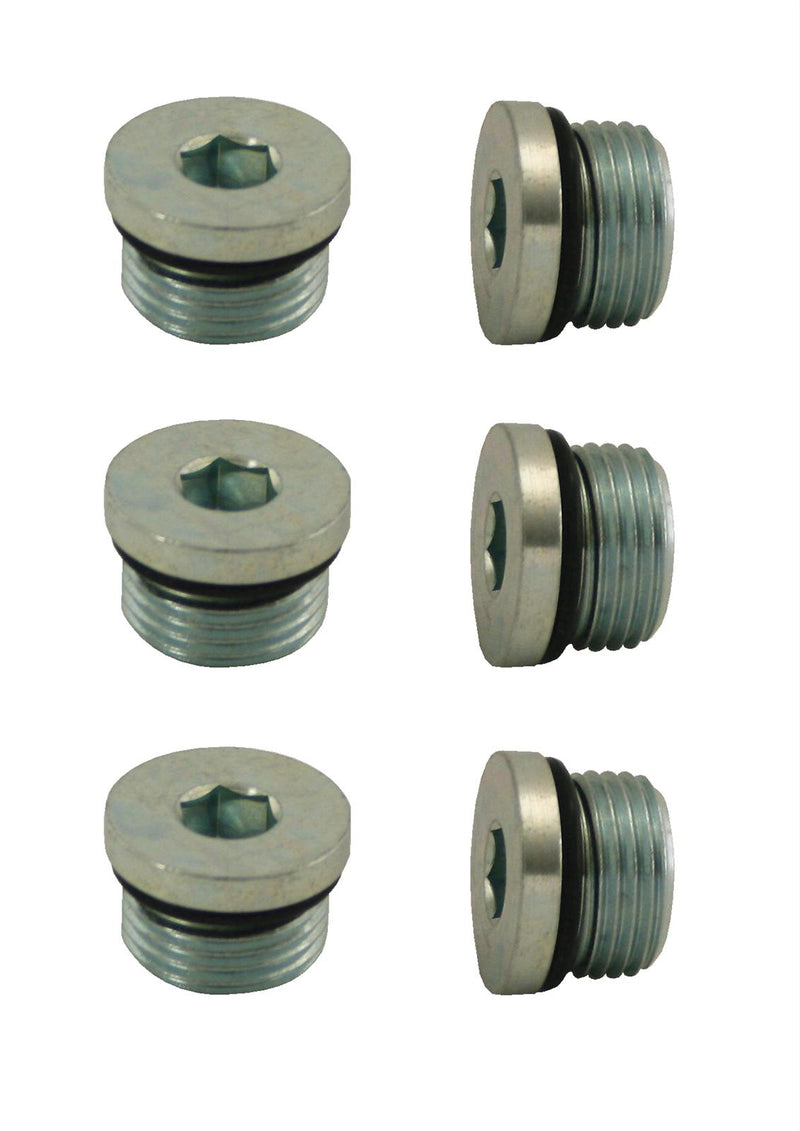 Moroso 97005 Access Drain Plugs w/ O-Rings, 3/4"-16