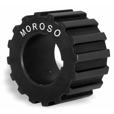 Moroso 97170 Pulley Crankshaft Gilmer-Style Billet Aluminum Clear Anodized 3/8