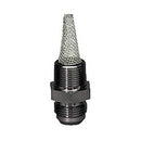 Moroso 23960 Fitting Adapter Straight Cut to NPT Straight Aluminum Black Anodize