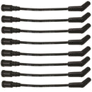 Moroso 51076 Spark Plug Wire Set Ultra 40 Black 8mm Unsleeved 135 Degree Boot