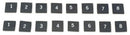 Moroso 72020 Blue Max Numbered Shrink Sleeves - Pack Of 16
