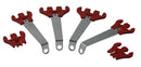 Moroso 72151 Universal Wire Loom, Chrome/Red 7-9mm - Horizontal