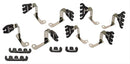 Moroso 72178 Super Looms Wire Loom, Chevy BB, Chrome/Black 7-9mm