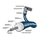 Moroso Ultra 40 Spark Plug Wire Set Spiral Core 8.65 mm Blue SBC P/N 73607