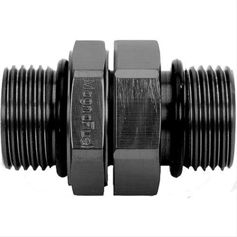 MagnaFuel MP-3011-BLK Fitting Coupler Union Straight Cut to Straight Cut