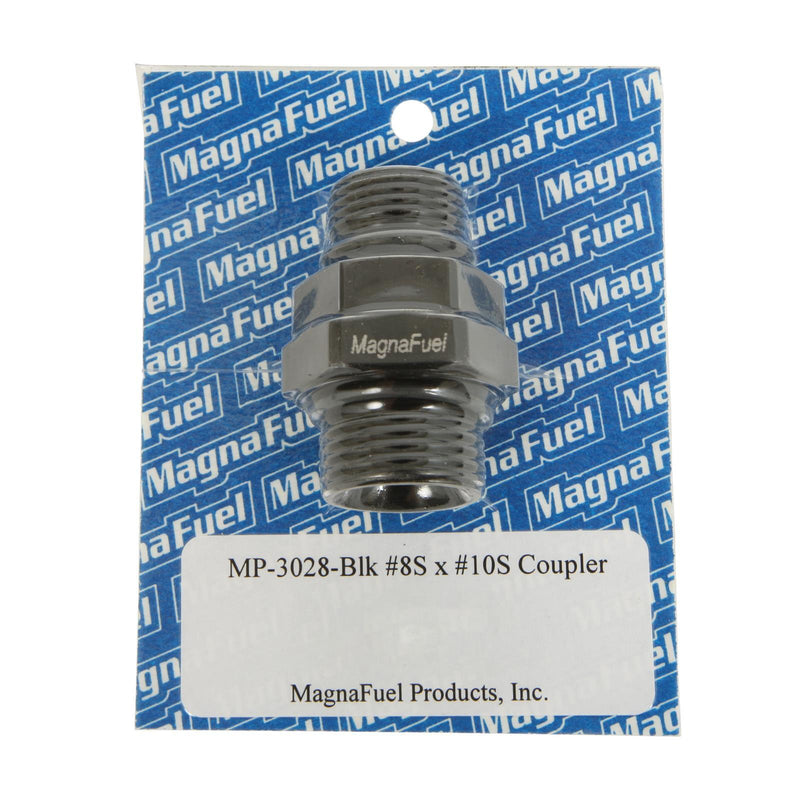 MagnaFuel MP-3028-BLK Fitting Reducer Straight Cut to Straight Cut Straight
