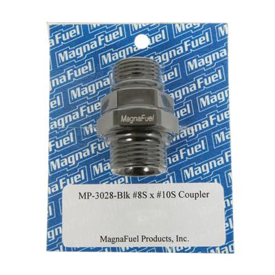MagnaFuel MP-3028-BLK Fitting Reducer Straight Cut to Straight Cut Straight