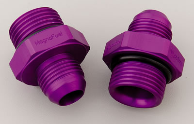 MagnaFuel MP-3613 Fittings Straight Two -12 AN Male O-Ring Fittings One -10 AN