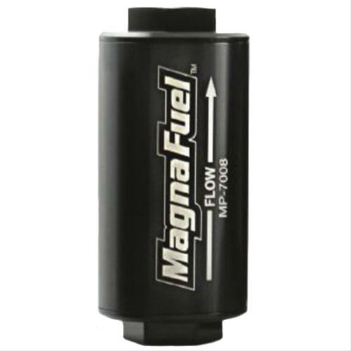 MagnaFuel MP-7008-BLK Fuel Filter, 25 Micron -10AN Inlet/Outlet - Black