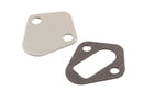 Mr. Gasket 1516 Fuel Pump Block Off Plate - Chrome Big Block Chevy