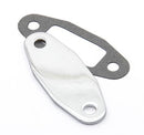 Mr. Gasket 1517 Fuel Pump Block Off Plate - Chrome - Ford 351C/351M/400