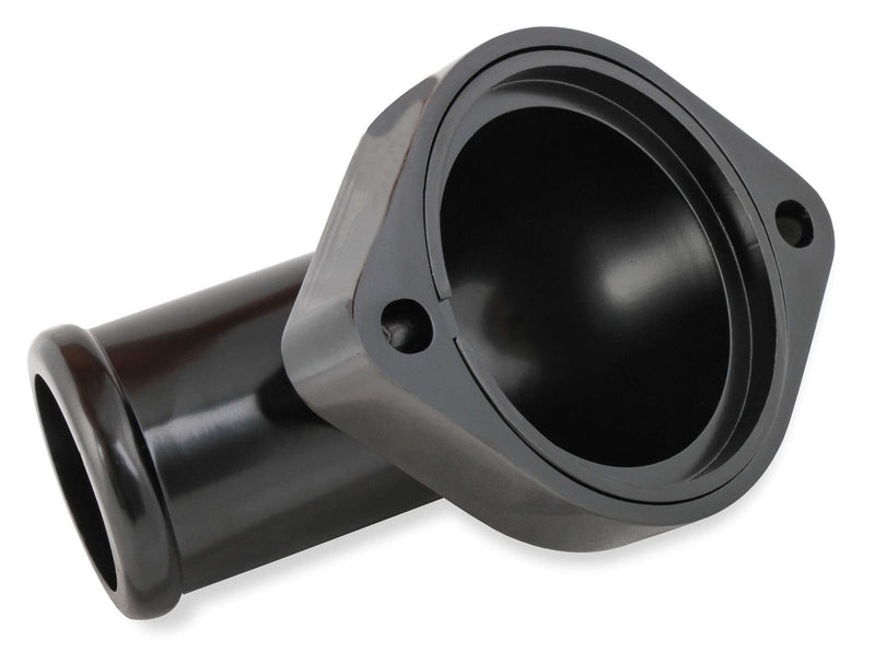 Mr. Gasket 2670BK GM LS Water Neck Swivel - 30 Degree Angle - Black