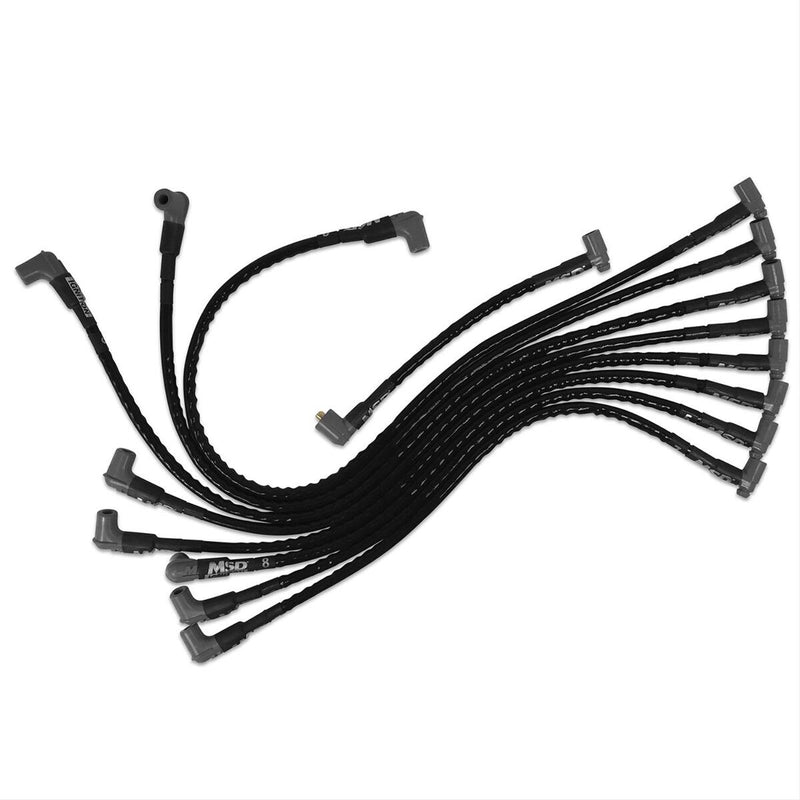 MSD Race Tailored Super Conductor Sleeved Spark Plug Wire Sets 31351