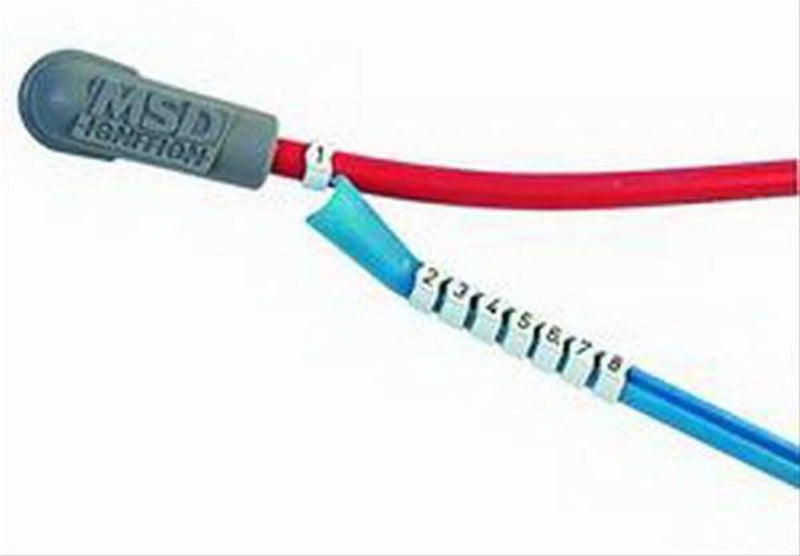 MSD 3414 Plug Wire Cylinder Markers - 8.5mm