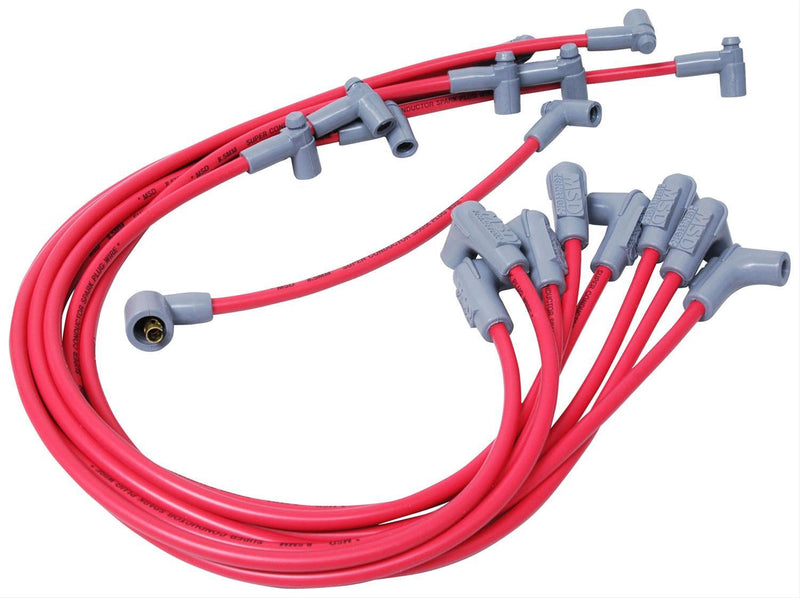 MSD 35599 Super Conductor 8.5mm Spark Plug Wire Set, Small Block Chevy w/ HEI Cap