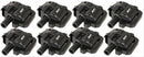 MSD Street Fire 55088 Ignition Coils - Black - 8-Pack