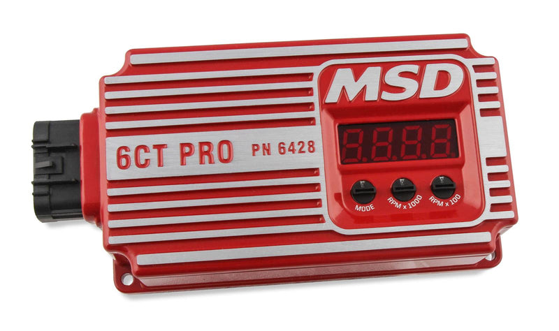 MSD 6428 Digital 6CT Ignition Controller, Circle Track - Red