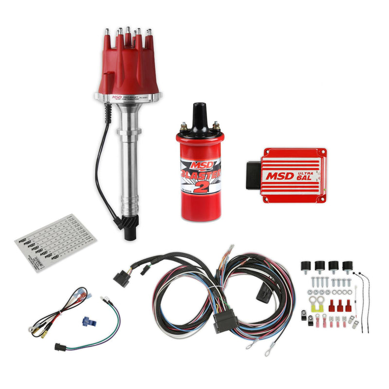 MSD 85551K Pro Ignition Bundle Combo Kit, Fits Chevy - Distributor, Coil, Ignition Box
