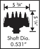 MSD Pro-Billet Crank Trigger Distributors 8569