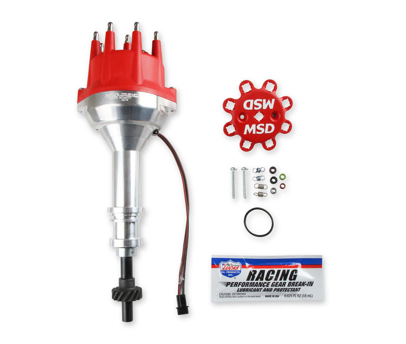 MSD 85771 Pro-Billet Distributor, Small Base - Fits Ford 351C, 351M, 400, 429, 460