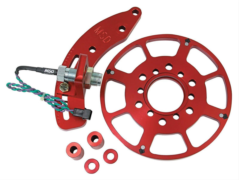MSD 8636 Crank Trigger Wheel Kit, Flying Magnet - Chrysler B / RB - 7.25"