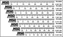 MSD 8985 Timing Tapes For Harmonic Balancers