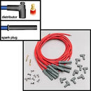 MSD 31189 Super Conductor Spark Plug Wire Set, Multi-Angle Plug, HEI Cap
