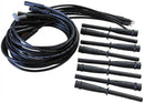 MSD 31523 Single Hemi Wire Set, Super Conductor 8.5mm Wire Set, Black