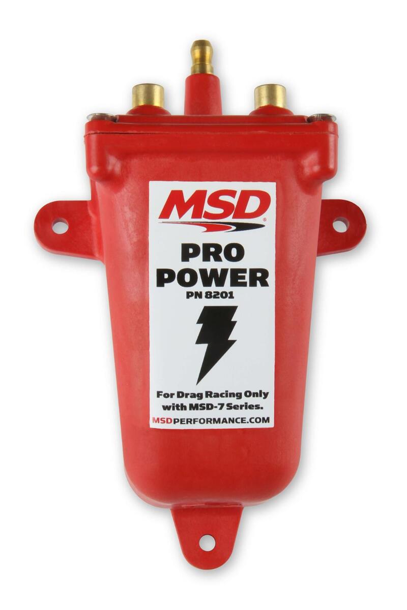 MSD 8201 Ignition Coil Pro Power Series, Red, Individual