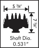 MSD 8378 Ford 351W Crank Trigger Distributor