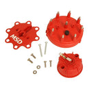 MSD 84085 Distributor Cap and Rotor Kit - Red, Ford HEI