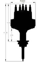 MSD 8534 Distributor Pro-Billet Magnetic Trigger Mechanical Advance