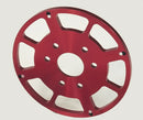 MSD 8621 Crank Trigger Wheel, Flying Magnet - BB Chevy - 8" - Red