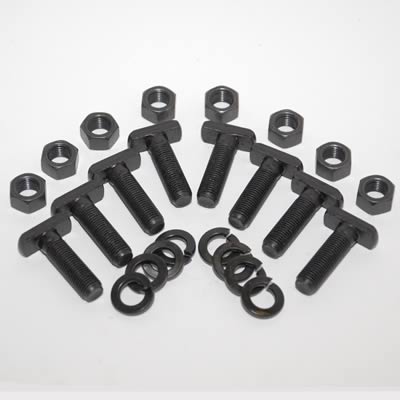 Moser Engineering 812TK Backing Plate Fasteners T-Bolts 1/2 in.-20 RH 1.0 in.