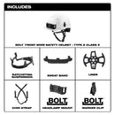 Milwaukee Type 2 Front Brim Safety Helmets 48-73-1321