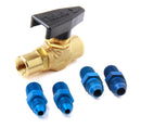 NOS 16148NOS Brass 1/4" NPT High Flow Nitrous Tee Valve