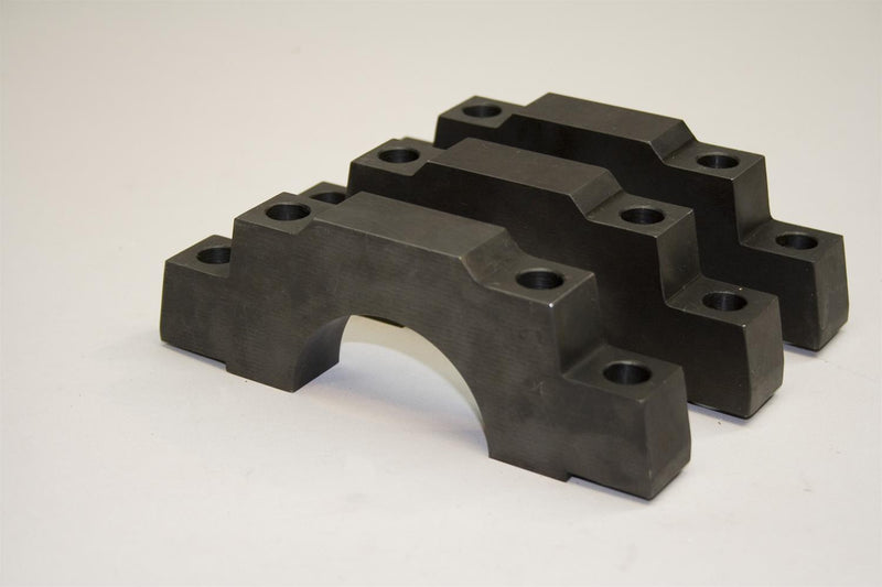 PRW Power 1735003 Main Caps Billet Steel 4-Bolt Straight Fits Chevy Small Block