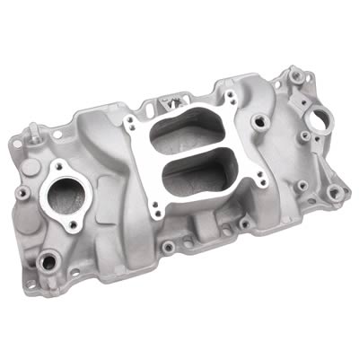 Professional Products 52001 Intake Manifold Cyclone Carbureted Natural, SB Chevy