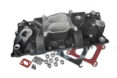 Professional Products 52040 Cyclone Intake Manifold - Black, SB Chevy